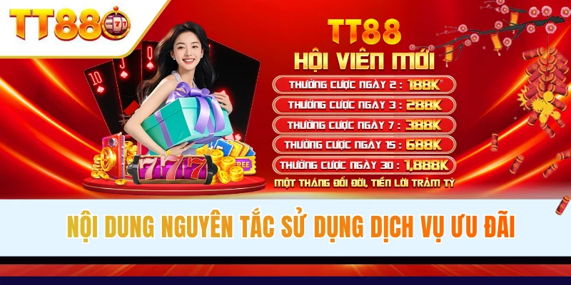 Nội dung nguyên tắc sử dụng dịch vụ ưu đãi